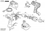 Bosch 0 603 943 425 Psr 14,4 Ve-2 Batt-Oper Screwdriver 14.4 V / Eu Spare Parts